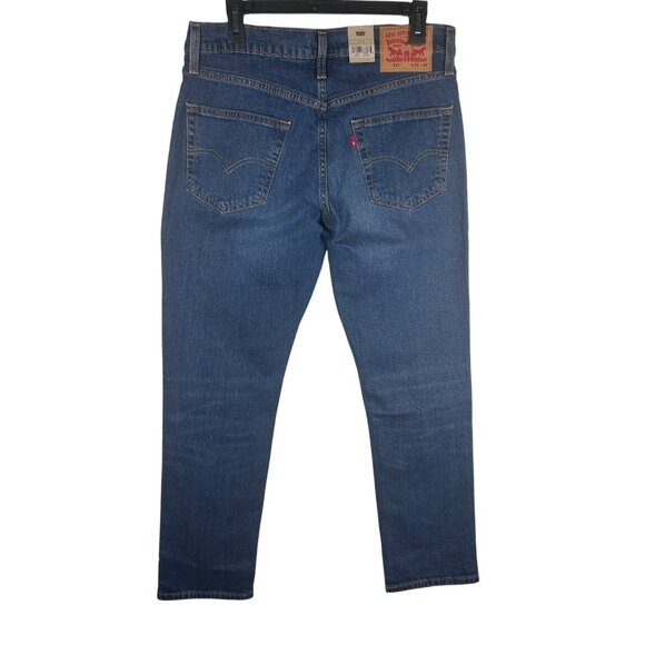 Levis 511 Slim Fit Stretch Jeans Mens Size‎ 33x30 Dark Wash Denim Pants NEW - Picture 2 of 10